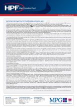HPF Fact Sheet